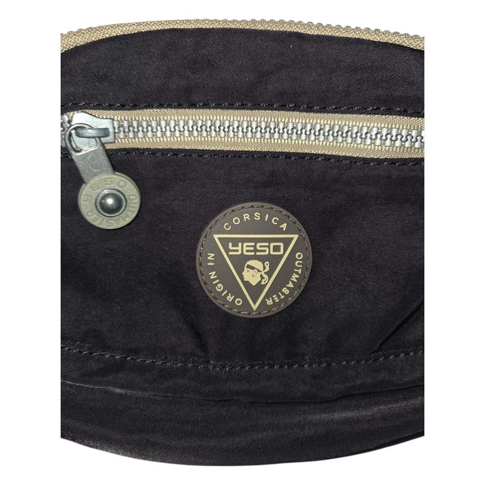 Yeso Outmaster Corsica Waist Bag Black Nylon Travel Hip Pack Fanny Pack Unisex - Picture 5 of 8